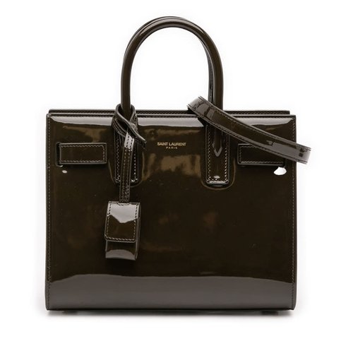 Pre-owned Saint Laurent Nano Patent Sac de Jour Satchel Ladies FLY398711.1024 - Green - QTJY2AIVZ2CCRHD3X