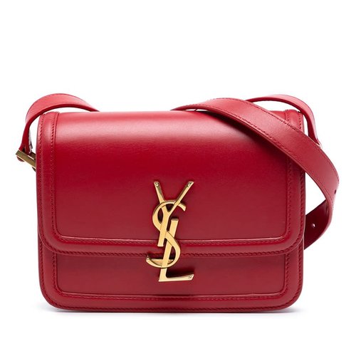Pre-owned Saint Laurent Small Calfskin Solferino Satchel In Box FLY634306A.1220 - FLY634306A.1220