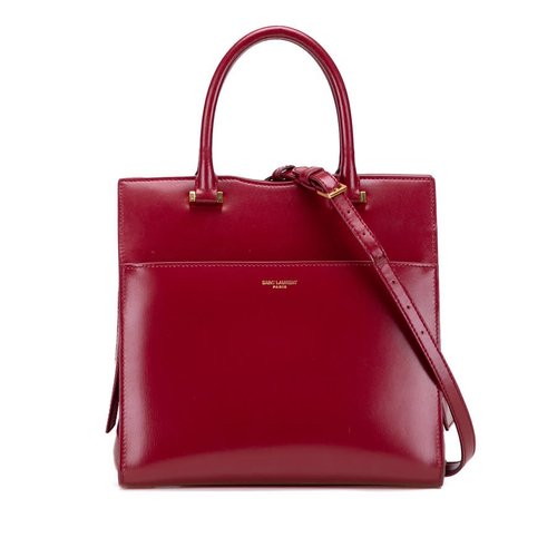 Pre-owned Saint Laurent Small Leather Uptown Satchel Ladies TCT561203.0119 - 3PCK1LBYARB4CBRQX
