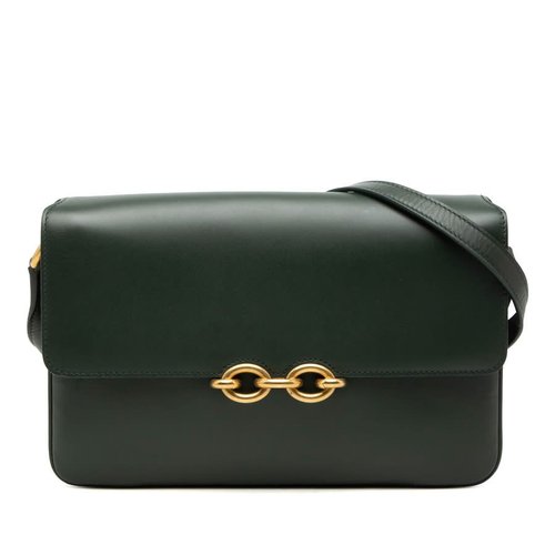 Pre-owned Saint Laurent Smooth Calfskin Le Maillon Crossbody Ladies NN9E4V17D827T56W - Green - GAB649795-1220X