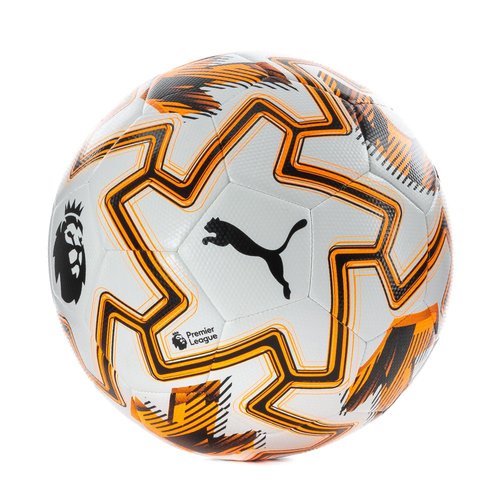 PUMA 2025-2026 Premier League Brilliance Orbita Cup Ball - White/Heat Fire Orange - 8471402