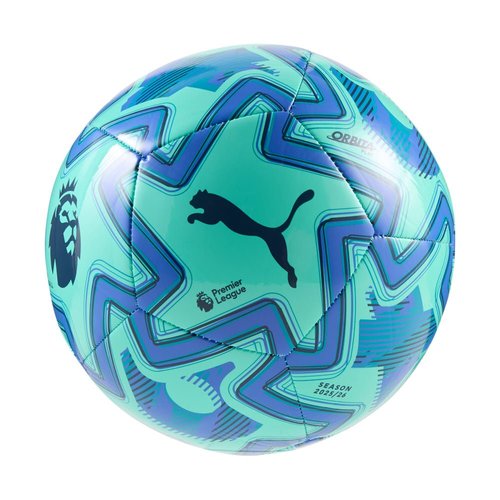 PUMA 2025-2026 Premier League Brilliance Orbita Play Ball - Electric Peppermint/Mountain Blue - 8471702