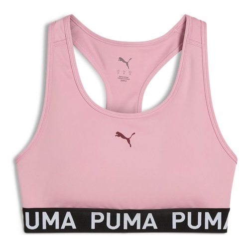 PUMA 4Keeps Ribbed Mid-Impact Sports Bra - Pink - 526962-10