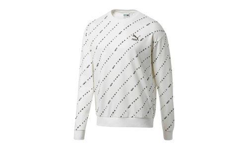 PUMA 90s Retro AOP Crewneck Sweatshirt 579404 02 - 579404-02