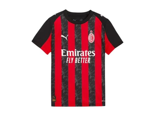 PUMA AC Milan '25/'26 Home Replica Jersey - For All Time Red/Black - 779965-01