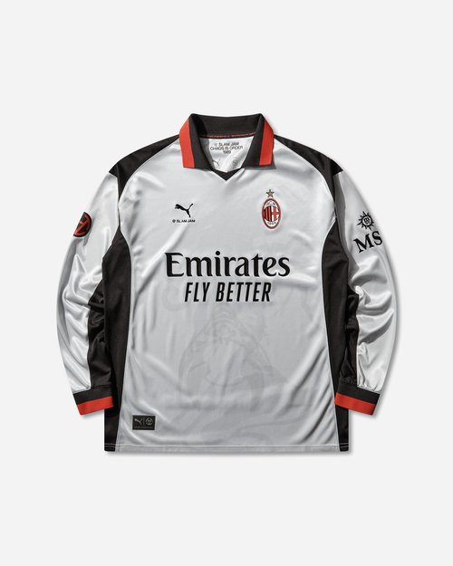 PUMA AC Milan x Slam Jam Limited Edition Longsleeve Jersey Grey - 787636-01