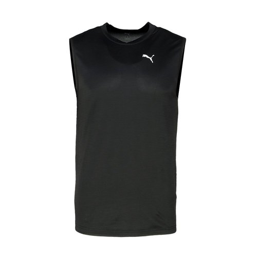 PUMA All In Crew Neck Athletic Tank Top - Black - 686147-01