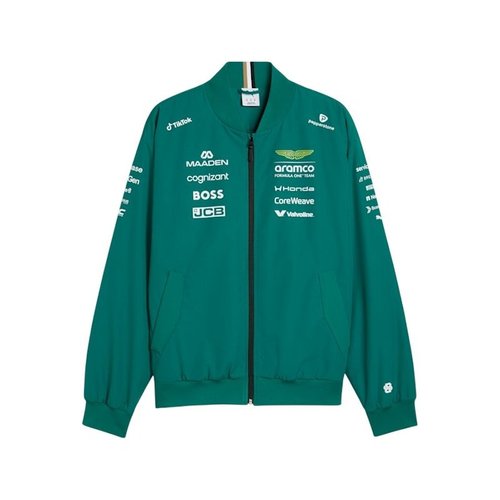 PUMA Aston Martin Aramco Formula 1 Team Replica Bomber Jacket - Green Lux - 713884-01