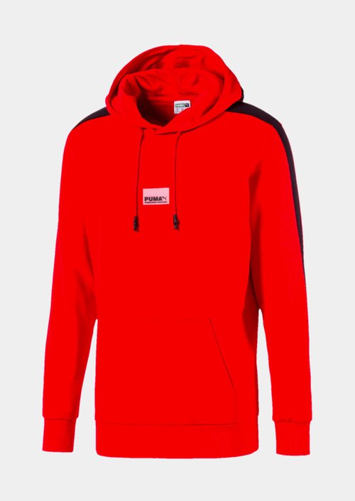 PUMA Avenir Graphic Hoodie 597047 11 - Red - 597047-11