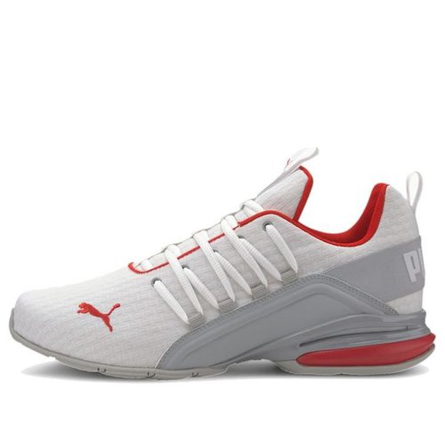 PUMA Axelion Block 'White/Red' - 193148-02 | Solesense