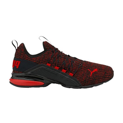Puma Axelion Black Red Puma Puma Axelion Shoes Red Puma Axelion Mens  Training Shoes