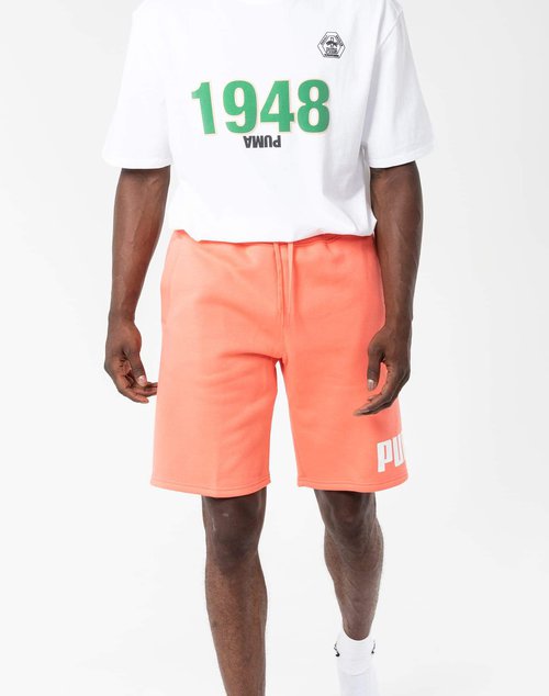 PUMA Big Fleece Logo Shorts - Pink - 588501-41