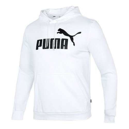 PUMA Big Logo Hoodie - White/Black - 588709-02