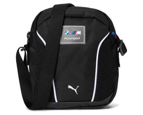 PUMA Bmw M Motorsport Crossbody Bag Cross Body Handbags - Puma Black - 091617-01