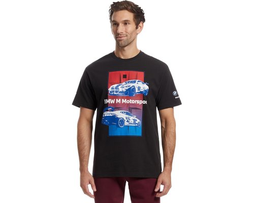 PUMA BMW M Motorsport Graphic T-Shirt Clothing PUMA Black 3AH25 - Puma Black AH - 632597-01