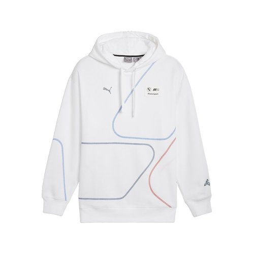 PUMA BMW M Motorsport Statement Pullover Hoodie - White - 627288-02