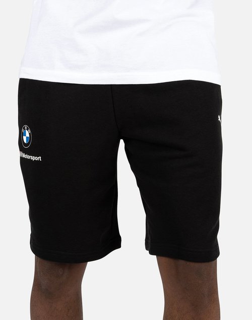PUMA BMW MMS ESSENTIALS FLEECE SHORTS - Black - 599532-01