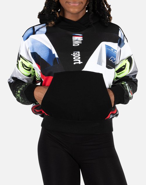 PUMA BMW STREET HOODIE - Black/Multicolor - 598919-01