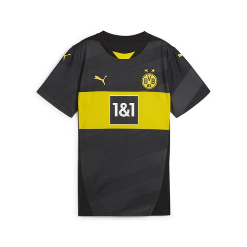 PUMA BVB Away Crew Neck Short Sleeve Replica Jersey - Black - 780025-02