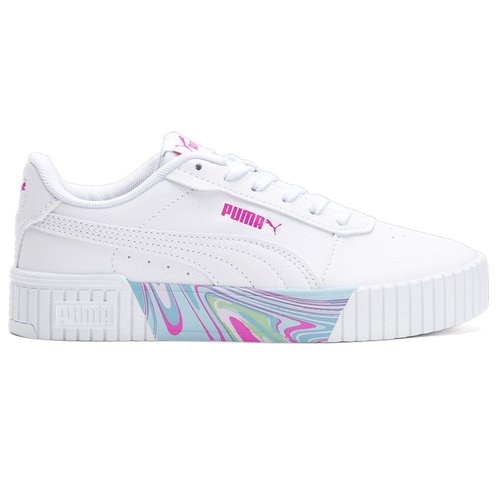 PUMA Carina 2.0 Whipped Dreams Lace Up Sneakers Big Kid - White - 393384-01