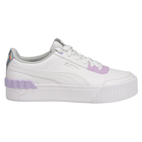 PUMA Carina Lift Shine Sneakers Big Kid 'White' - 380552-01 | Solesense