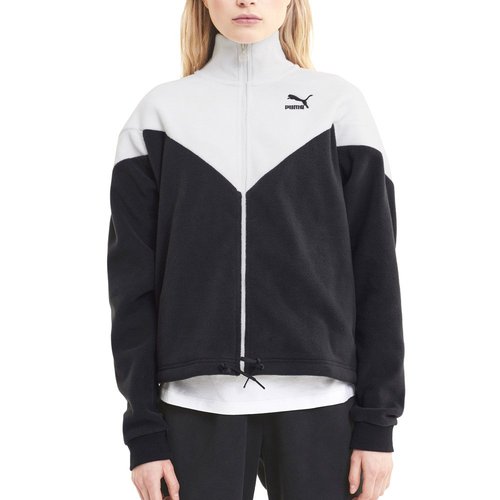 PUMA Classics MCS Winterized Full Zip Track Jacket - Black/White - 598149-01