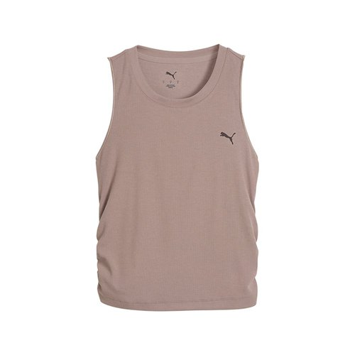 PUMA Cloudspun Rib Training Tank Top - Beige - 528462-88