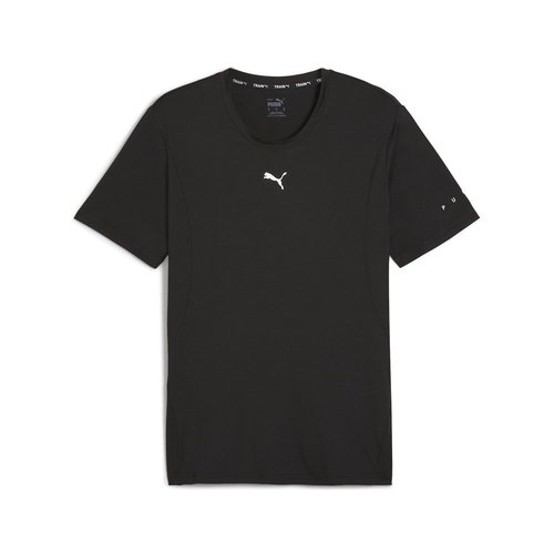 PUMA Cloudspun Soft Crew Neck Short Sleeve Athletic T-Shirt - Black - 525714-01