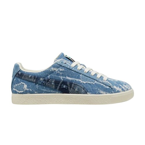 PUMA Clyde - Frosted Ivory/Faded Denim - 399655-01