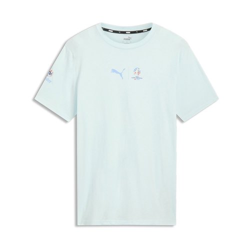 PUMA Conmebol Copa Argentina Graphic Crew Neck Short Sleeve T-Shirt - Blue - 763908-01