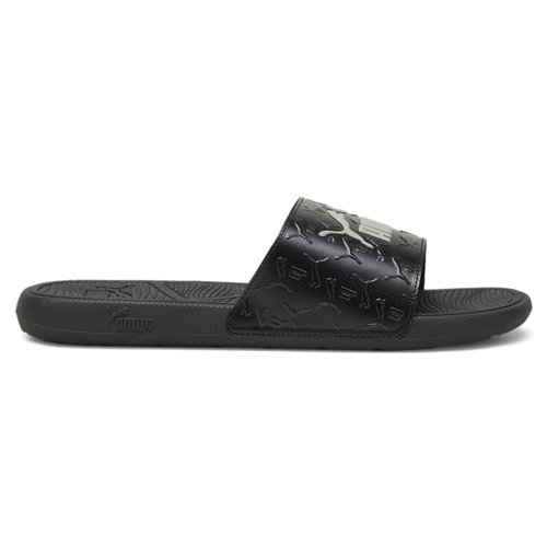 PUMA Cool Cat 2.0 Superlogo Slide Sandals - Black - 395397-01