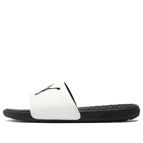 PUMA Cool Cat Sports Slippers - White/Black - 371048-08