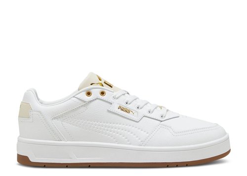 PUMA Court Classic Lux 'White Gold Gum' - 395019-05 | Solesense