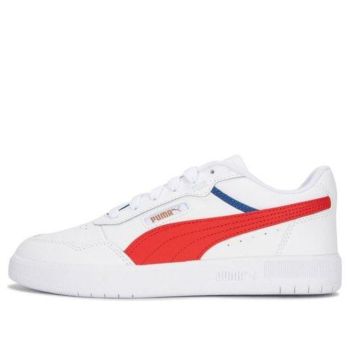 PUMA Court Ultra - White/For All Time Red/Gold - 389368-03