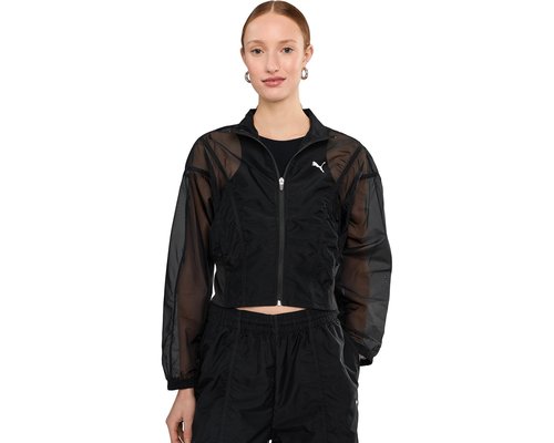 PUMA Dare To Oversized Woven Full Zip Jacket - Black - 634597-01