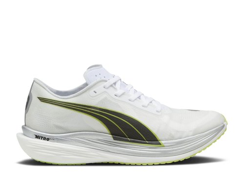 PUMA Deviate Nitro Elite 2 - White/Lime Pow/Silver Mist - 377786-04