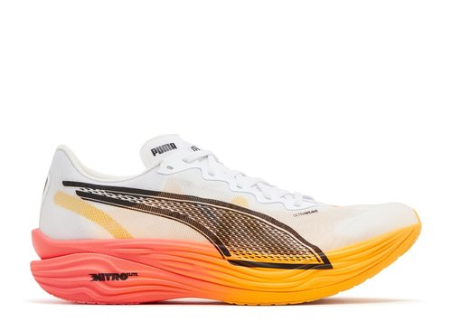PUMA Deviate Nitro Elite 3 - White/Sunset Glow/Sun Stream - 310639-01