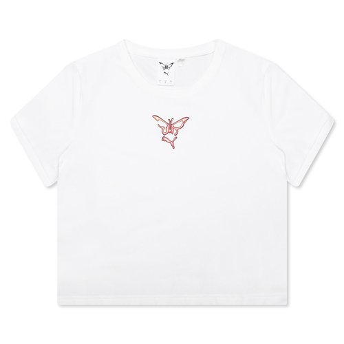 PUMA x Dua Lipa Slim T-Shirt - White - 534737-02