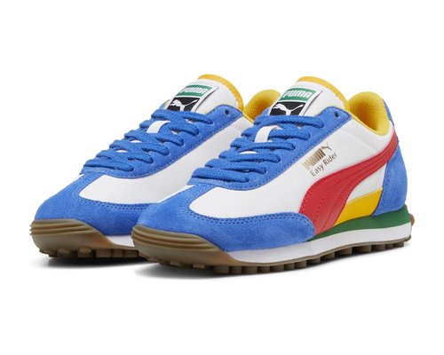 PUMA Easy Rider Big Kid 'Puma White/Puma Red' - 399715-03 | Solesense