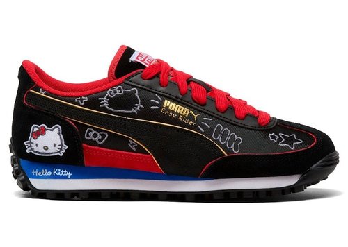 Hello Kitty x PUMA Easy Rider - Puma Black/For All Time Red/Mountain Blue - 404232-01