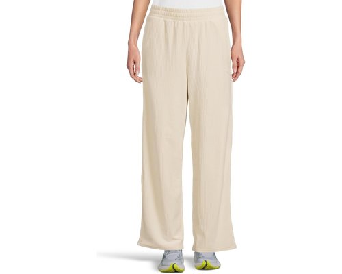 PUMA Essentials Elevated Velour Ribbed Straight Leg Pants Clothing - Alpine Snow - 688108-87
