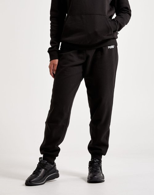 PUMA Essentials Fleece Embroidered Sweatpants - Black - 670007-01