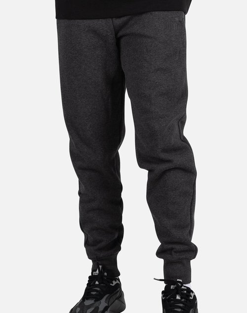 PUMA Essential Logo Fleece Pants - Dark Grey - 851753-40
