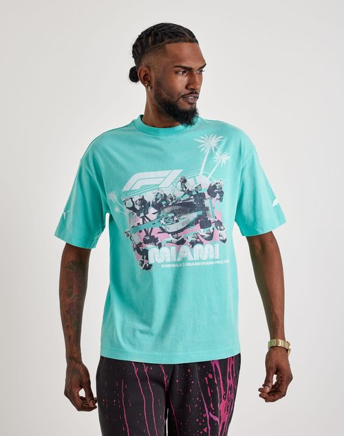 PUMA F1 Miami Tee - Teal - 633637-03