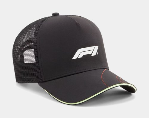 PUMA F1 Statement Trucker Hat - Black/Grey - 025548-01