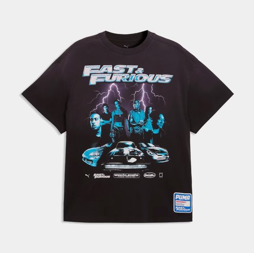 PUMA x Fast & Furious T-Shirt II - Black/Purple - 637898-02