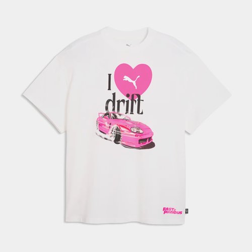 PUMA Fast & Furious Short Sleeve Shirt - Puma White - 637899-01