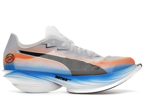 PUMA FastR Nitro Elite 3 Ekiden White - Puma White/Heat Fire/Puma Black - 313418-01