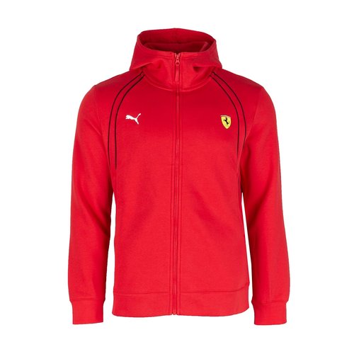 PUMA FERRARI RACE HOODIE - Red Corsa - 627046-02