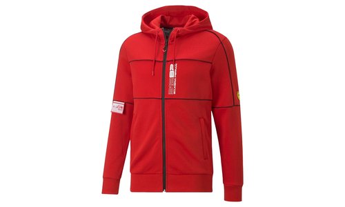 PUMA FERRARI RACE HOODED SWEAT JACKET - 535829-02